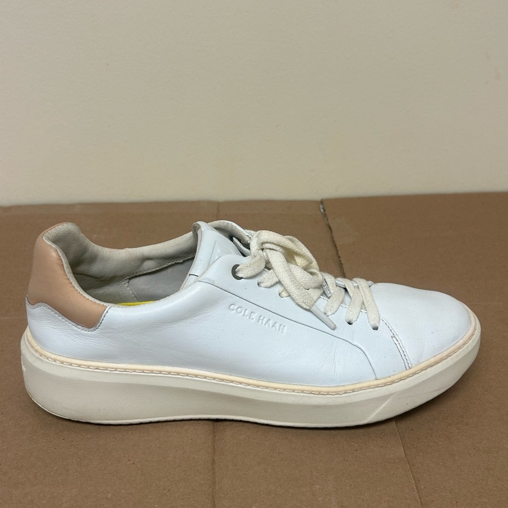 Cole Haan White and Tan Sneakers - Picture 4 of 4